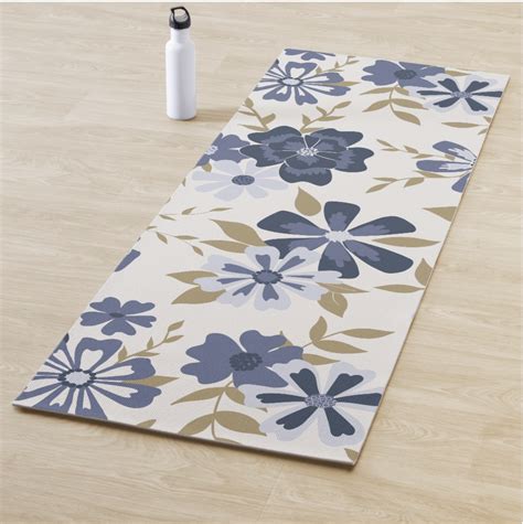 Floral Pattern Yoga Mats in 2020 | Floral yoga mat, Yoga mat, Custom ...