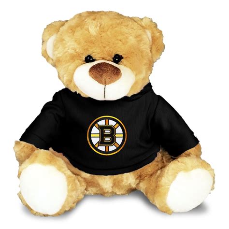 Boston Bruins Black Personalized 10'' Plush Bear