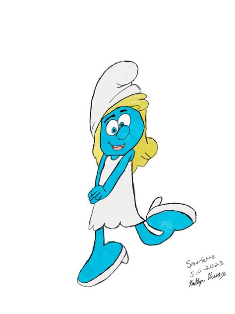 Smurfette by ArtFreak1993 on DeviantArt