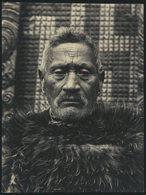 Ngapuhi chief, Ngakuru Pana. Head and shoulders portrait. Photograph taken circa 1933 at an ...