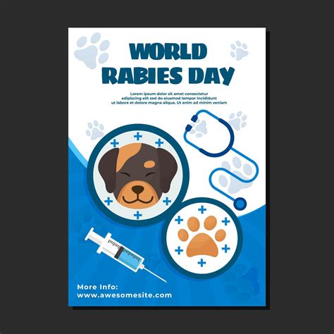 World Rabies Day Poster 9005274 Vector Art at Vecteezy