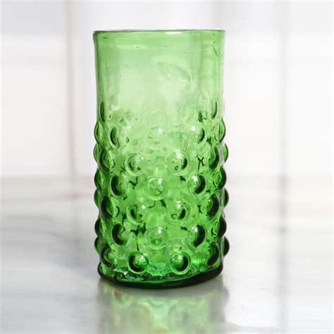 Verre Soufflé Artisanal Syrien à Bulles