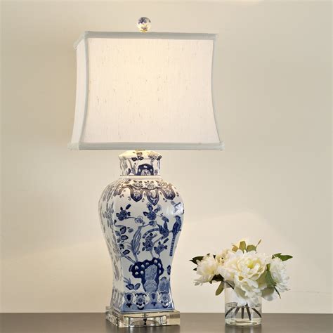Blue And White Table Lamps - Foter