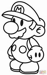 Chibi Mario coloring Page  Free Printable Coloring Pages sketch template