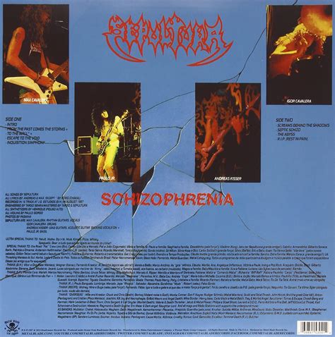 Classic Rock Covers Database: Sepultura - Schizophrenia (1987)