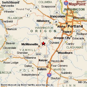 Lafayette, Oregon Area Map & More