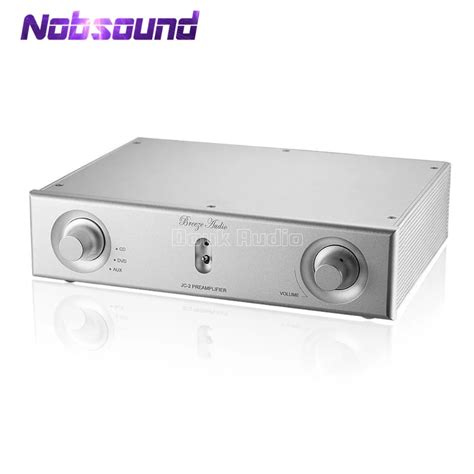 Nobsound High End Preamplifier HiFi Digital Pre Amp 3 Stereo L/R RCA ...