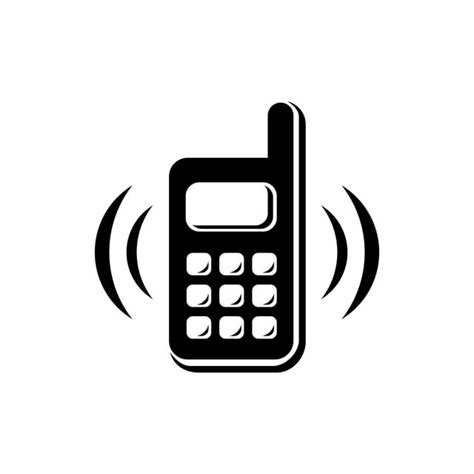 Phone Ringing Clipart Vector, Phone Is Ringing Icon Simple Style, Phone ...