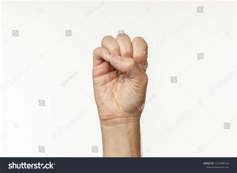 Hand Signing Letter American Sign Language Stock Photo 1229988718 | Shutterstock