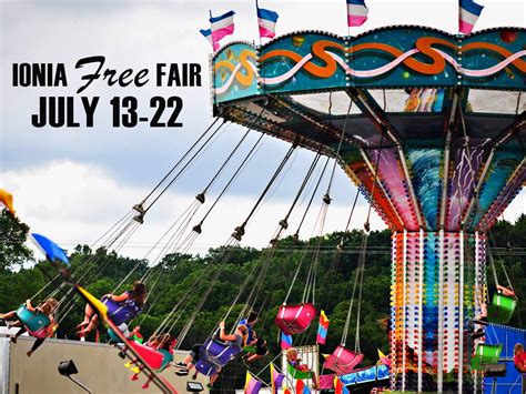 Ionia Free Fair | Its almost time for the Ionia Free Fair! July 13-22 ...