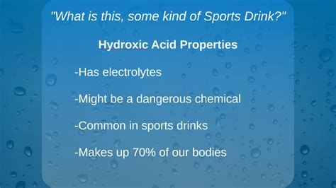 The Chemical Properties of H2O by Mike Johns on Prezi