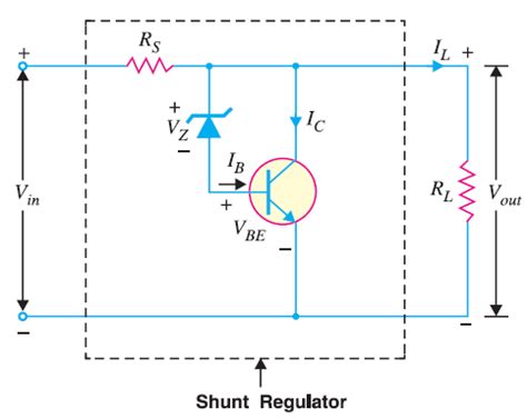 Transistor Shunt Voltage Regulator - Electronics Post