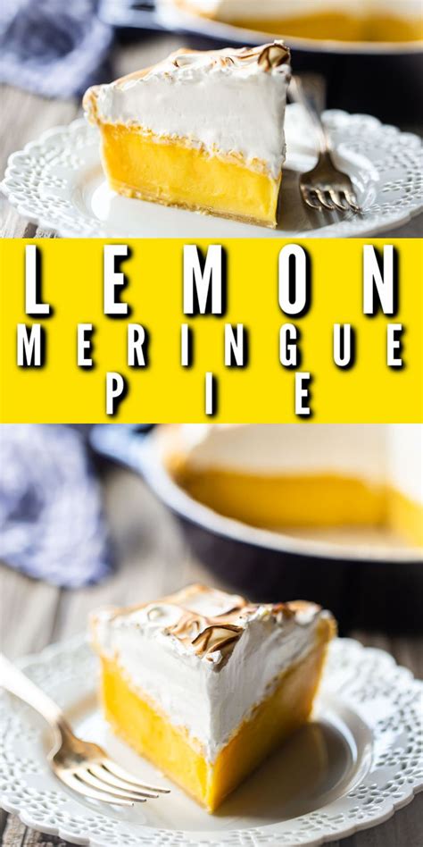 Best Lemon Meringue Pie, Lemon Pie Filling, Meringue Pie Recipes, Pie ...