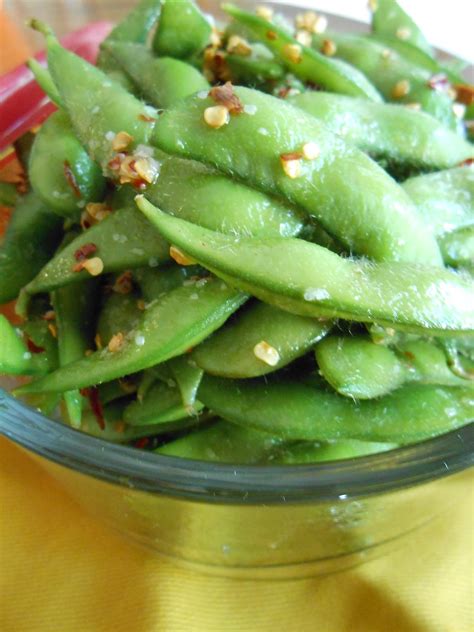 Easy Sesame Edamame Snack - Flora Foodie