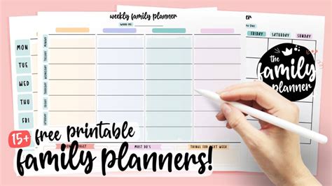 Family Planner - World of Printables