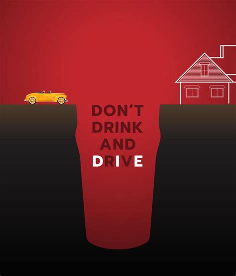 Don't drink and drive Concept. Drunk driving is not allowed. Drink and drive awareness. Car ...