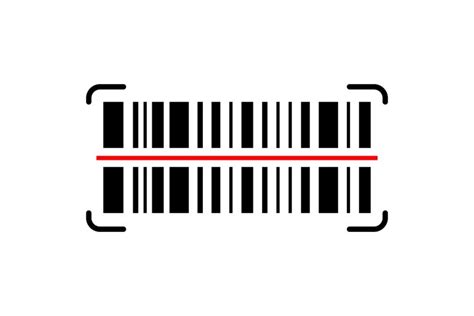 Barcode scanning vector icon, bar code scan laser (925965)