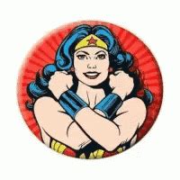 Vintage Wonder Woman Logo GIF | GIFDB.com