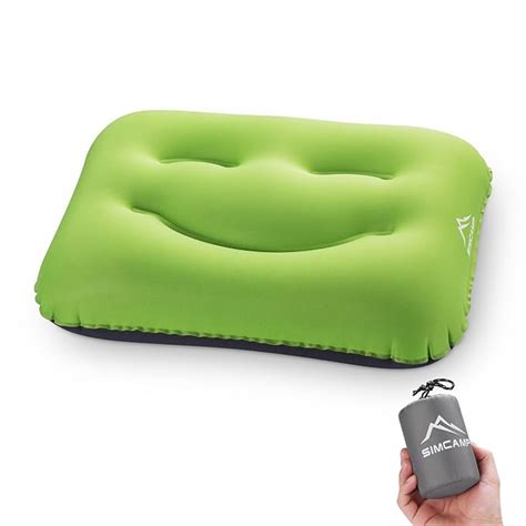 SIMCAMP Ultralight Inflatable Travel Camping Pillow Compressible ...