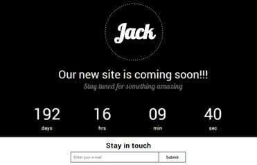 Coming Soon Responsive Theme Free - WebThemez