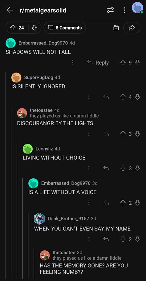 r/metalgearsolid sings Duran Duran - Invisible : r/redditsings