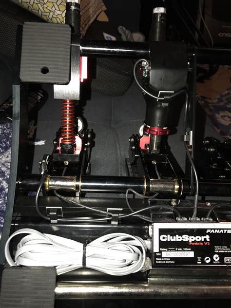 SOLD: USA - Fanatec V3 Pedals, two dampers & brake performance kit ...