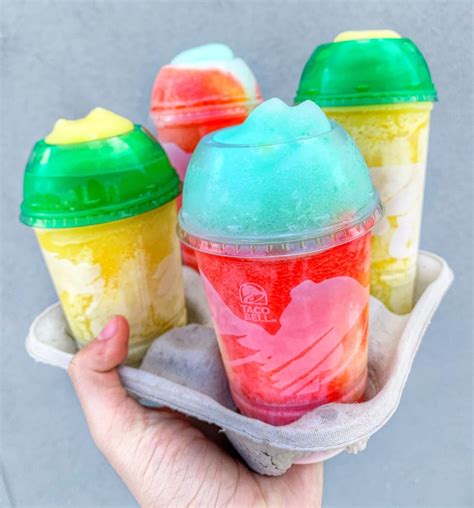 Taco Bell's Pineapple Whip Freeze and Tie-Dye Freeze Drinks | POPSUGAR Food