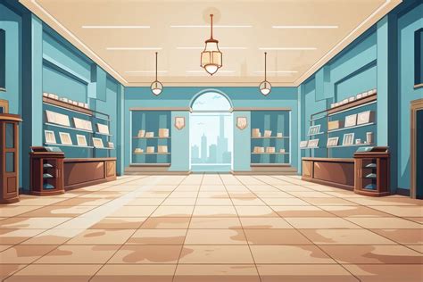 Retail store architecture flooring building. | Free Photo Illustration ...