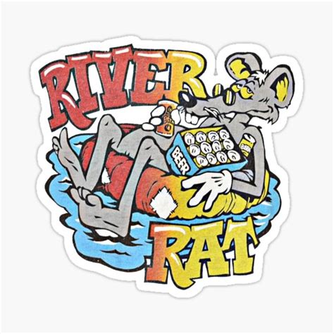 River Rat Stickers | Redbubble