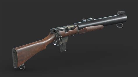 De Lisle Carbine Low Poly Realistic - Buy Royalty Free 3D model by Frezzy (@frezzy3d) [0c1fd6d ...