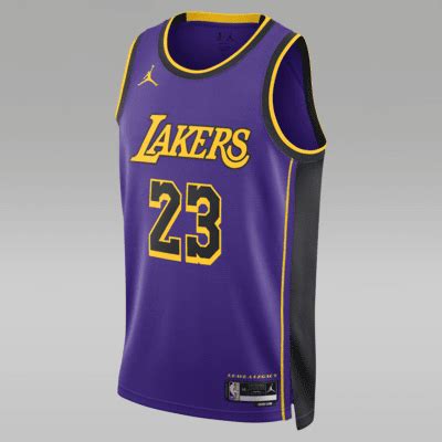 Los Angeles Lakers Statement Edition Men's Jordan Dri-FIT NBA Swingman ...