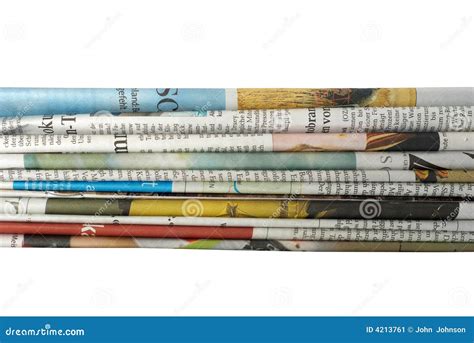 Newspaper Stack stock image. Image of advertisement, editor - 4213761