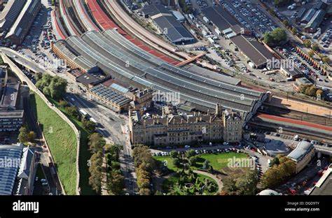 aerial view of Royal York Hotel at York Railway Station Hotel in York ...