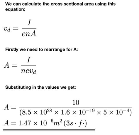 Drift Velocity - The Science and Maths Zone