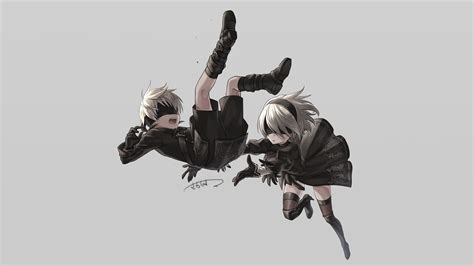 Nier: Automata, 9S, 2B (Nier: Automata), NieR HD wallpaper | Wallpaper ...