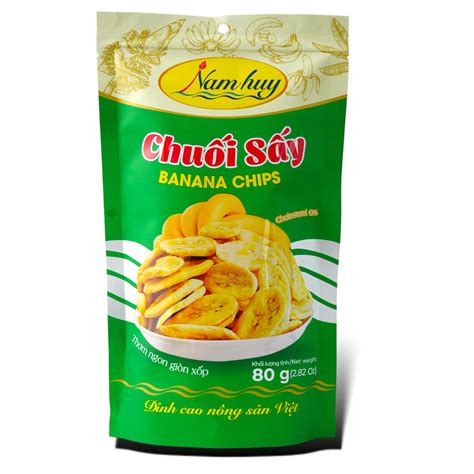 Chuối Sấy 80g - NAM HUY ĐỒNG THÁP