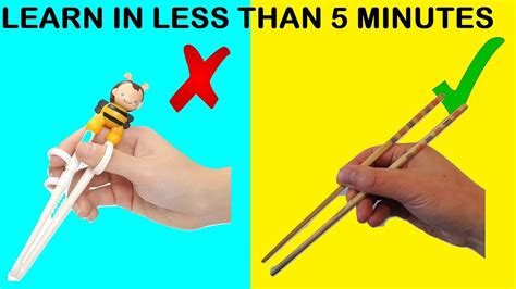 How To Use Chopsticks Immediately | Easily Explained - YouTube