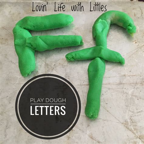 Play Dough Letters Ff • Lovin' Life with Littles