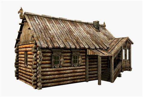 3D model Wooden Village House VR / AR / low-poly | CGTrader