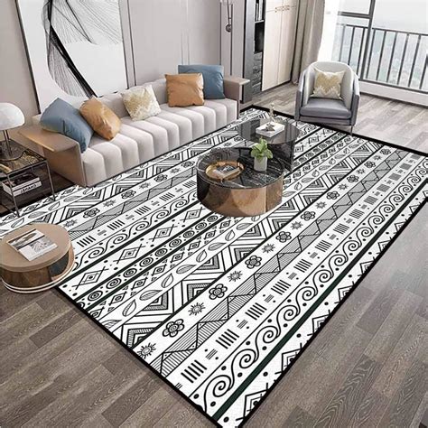 Soft Bedroom Area Rugs 9x12 (Tribal) Contemporary Rug Decor,Luxury Large Floor Carpet with Anti ...