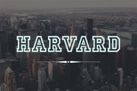 Download Harvard Font Font for free | Font Style