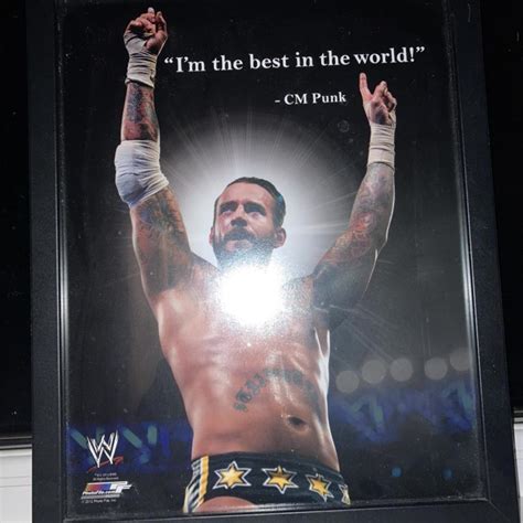 ⚡️ CM Punk WWE framed picture Sold out everywhere... - Depop