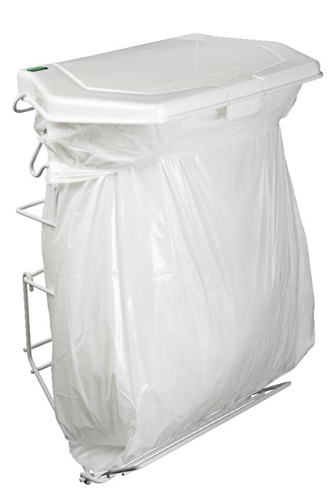 Rack Sack Expandable Kitchen Garbage Bag Holder, Fits 15-L or 21-L bags, Includes 5 bags ...