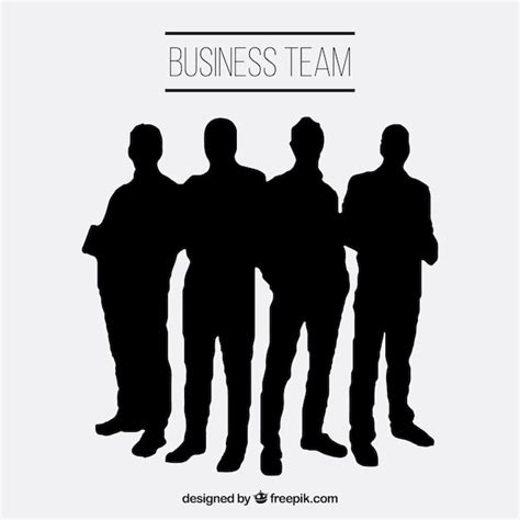 Free Vector | Business team silhouettes