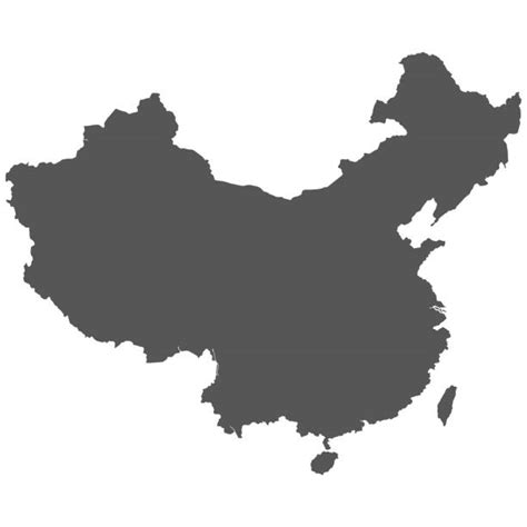 World Atlas China Outline Clipart