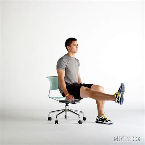 Seated Hip Flexor Lifts - Exercise How-to - Skimble