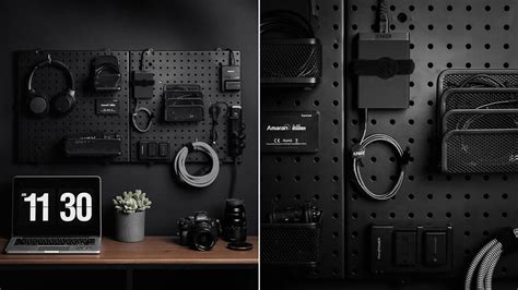 10 Pegboard Desk Ideas for Your Home Office | Gridfiti