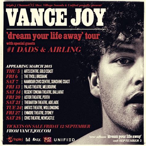 Buy Vance Joy - Dream Your Life Away Tour tickets, QLD 2015 | Moshtix