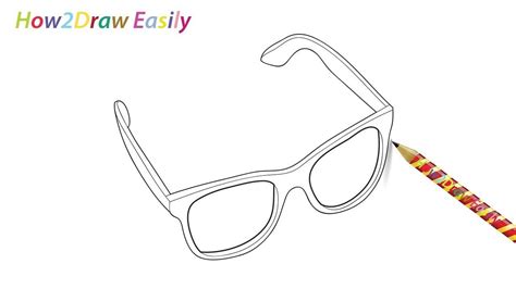 Draw Sunglass | Easy drawings, Drawings, Easy drawing steps