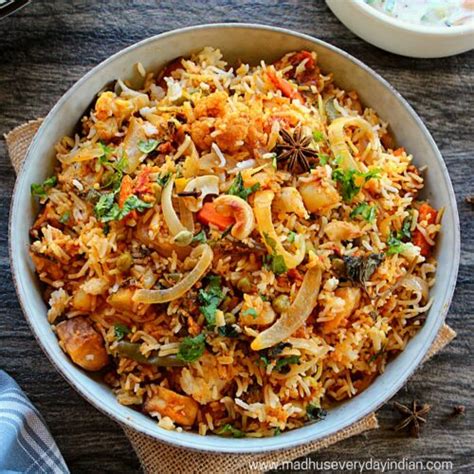 Easy Vegetable Biryani - Madhu's Everyday Indian